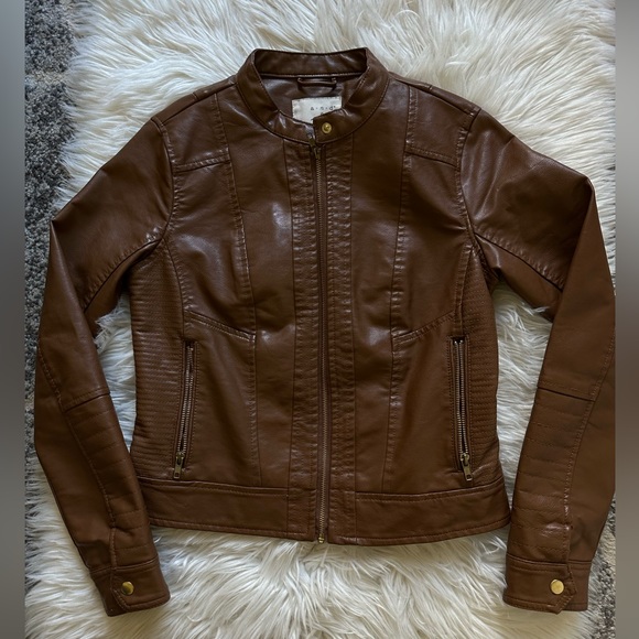a new day Jackets & Blazers - A New Day faux leather jacket